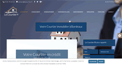 Desktop Screenshot of lecourtier.fr